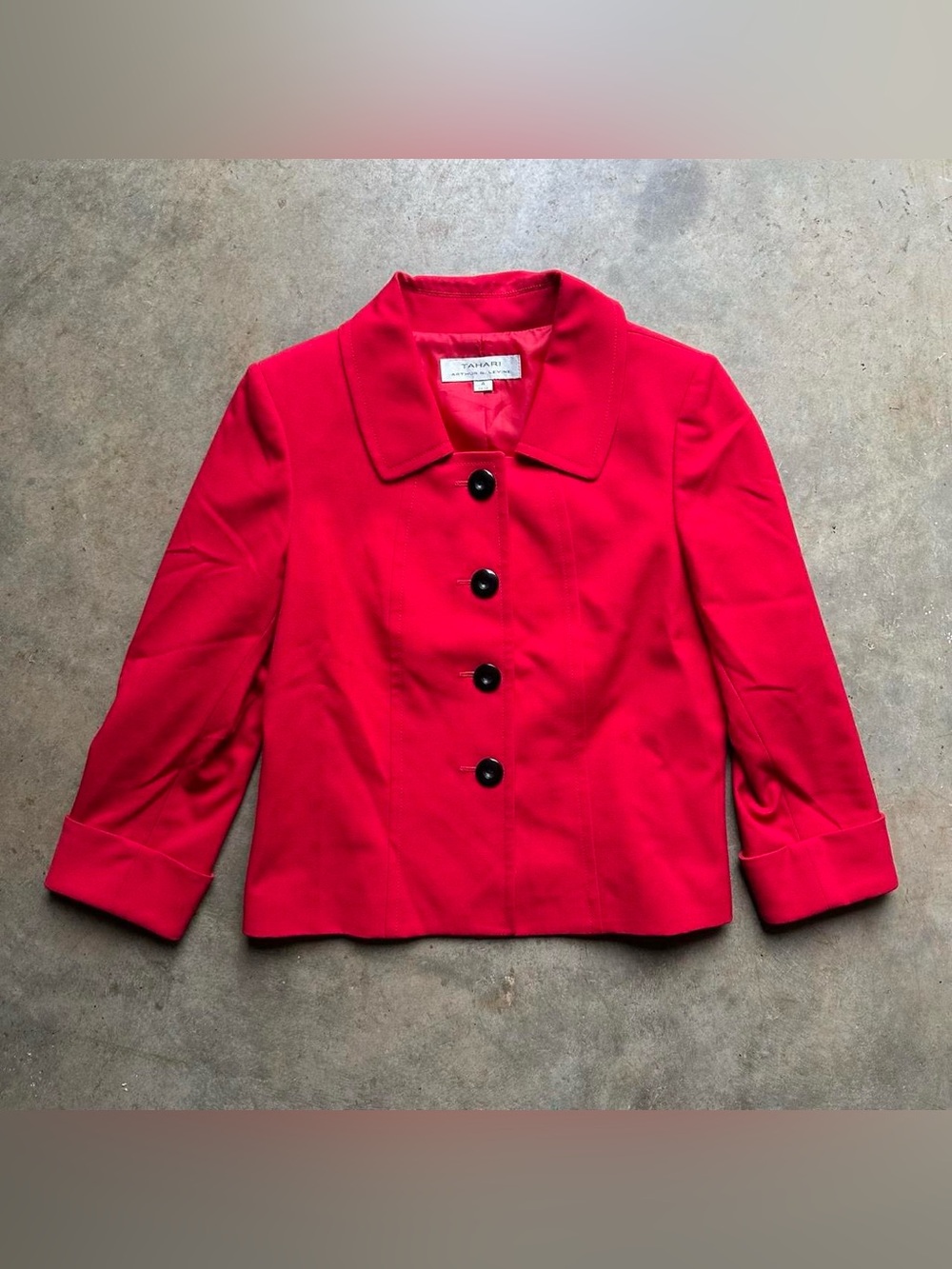 Tahari red blazer